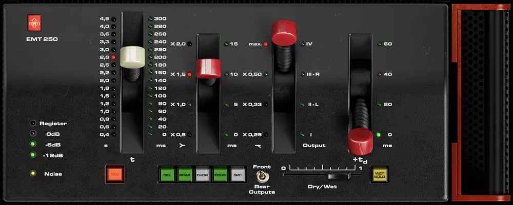 Universal Audio UAD EMT 250 Classic Electronic Reverb - La Primera Reverb Digital (Descarga Digital) - Variante en LEMM DJ St