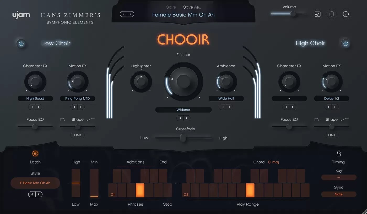 UJAM Symphonic Elements CHOOIR – Coros Orquestales Épicos para Cine (Descarga Digital) - Variante en LEMM DJ Store