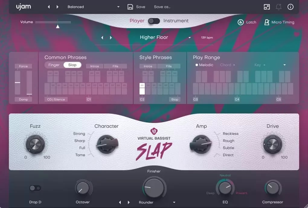 UJAM Virtual Bassist SLAP – Bajo Virtual Slap para Funk y Pop (Descarga Digital) - Variante en LEMM DJ Store