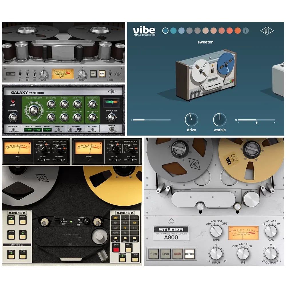 Universal Audio UAD Analog Tape Bundle – Bundle de Emulación de Cinta (Descarga Digital) - Variante en LEMM DJ Store