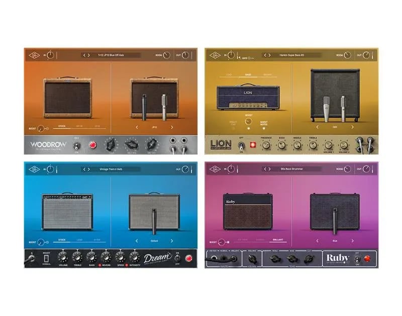 Universal Audio UAD Guitar Amp Bundle V2 – Colección de Amplificadores de Guitarra (Descarga Digital) - Variante en LEMM DJ S