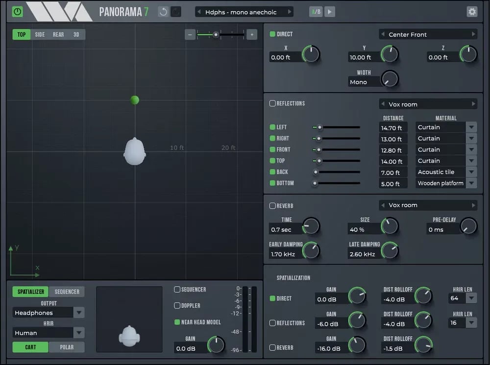 WAVE ARTS Panorama 7 – Procesador de Audio 3D con Paneo Espacial (Descarga Digital) - Variante en LEMM DJ Store