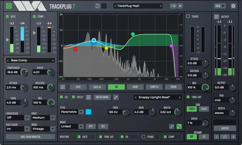 Wave Arts TrackPlug 7 – Channel Strip con EQ, Dinámica y Saturación de Tubo (Descarga Digital) - Variante en LEMM DJ Store