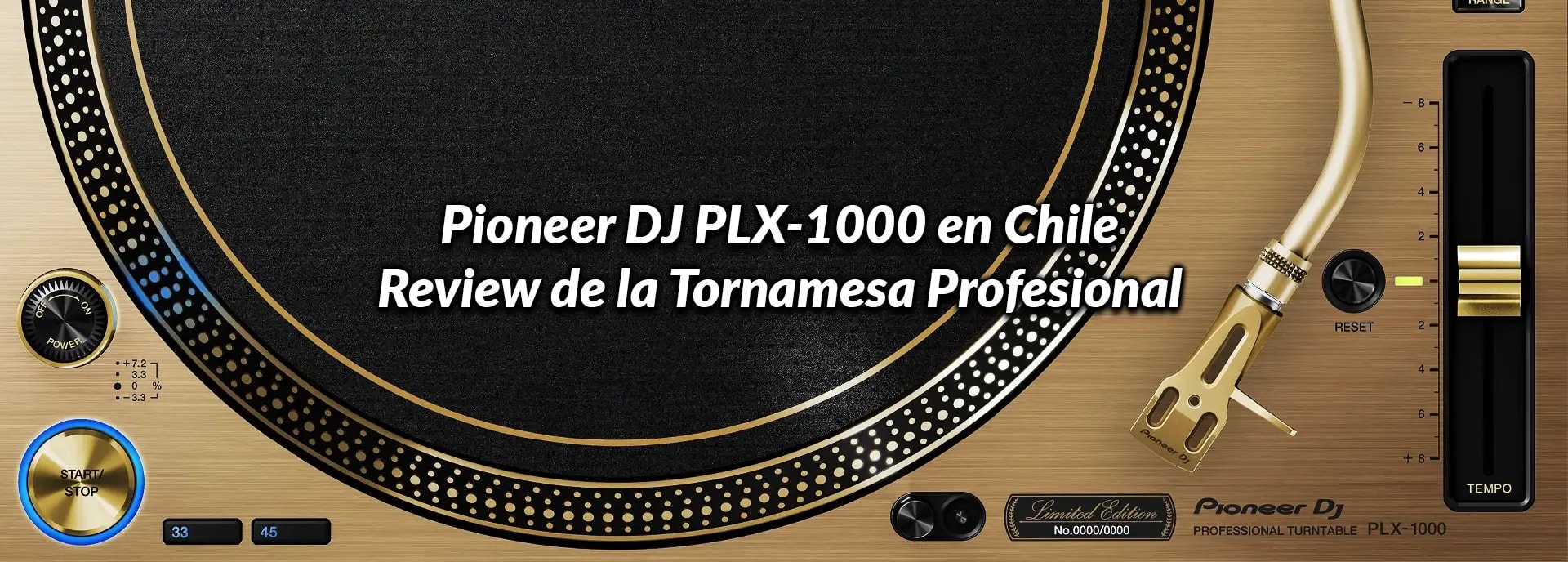 Pioneer DJ PLX-1000 en Chile: Review de la Tornamesa Profesional