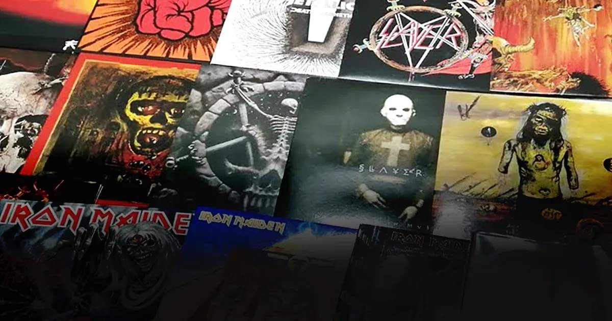 Vinilos de Metal en Chile: Iron Maiden, Metallica y más