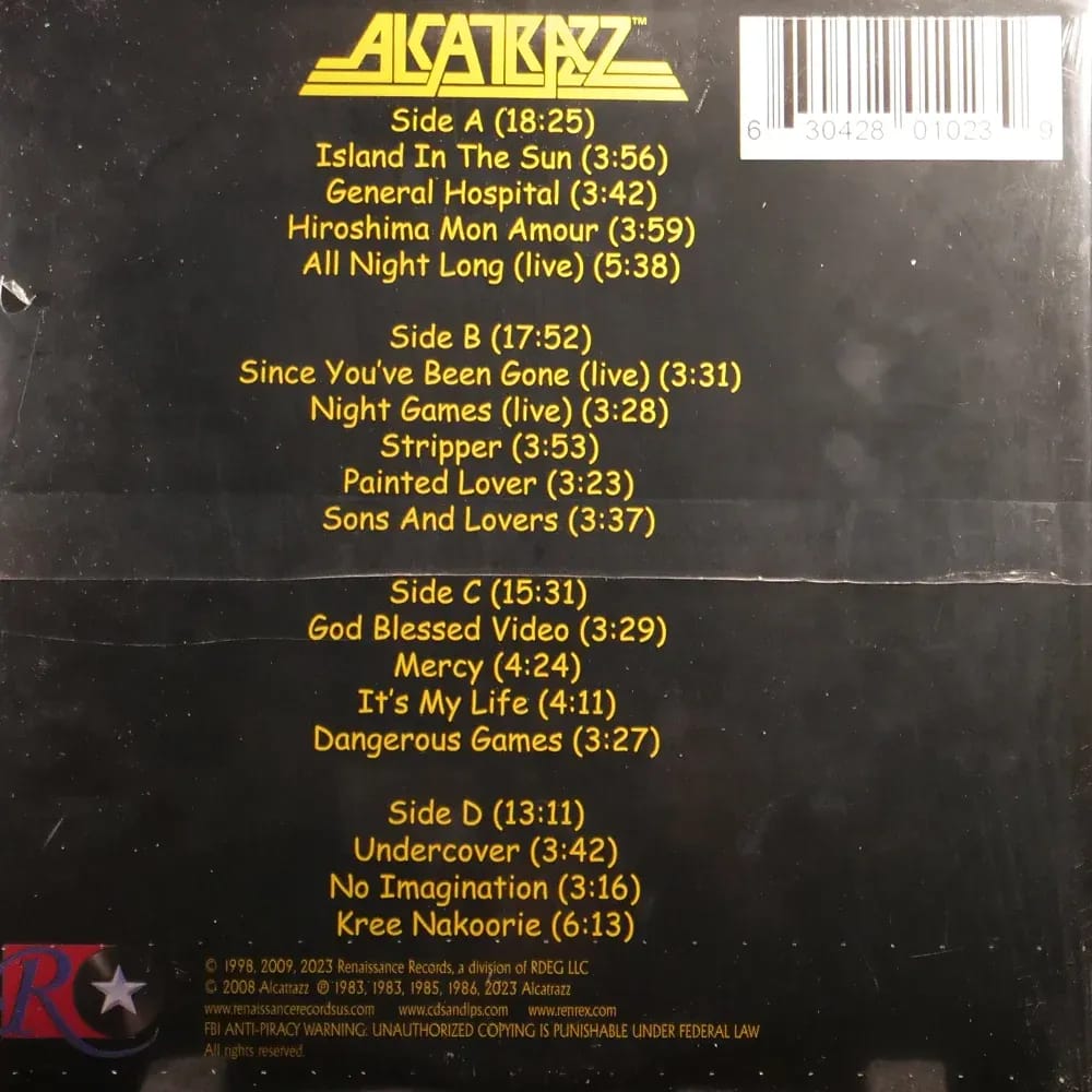 Alcatrazz - The Very Best Of (Vinilo Doble 2LP Color Marble nuevo) - Variante - Vista alternativa en LEMM DJ Store