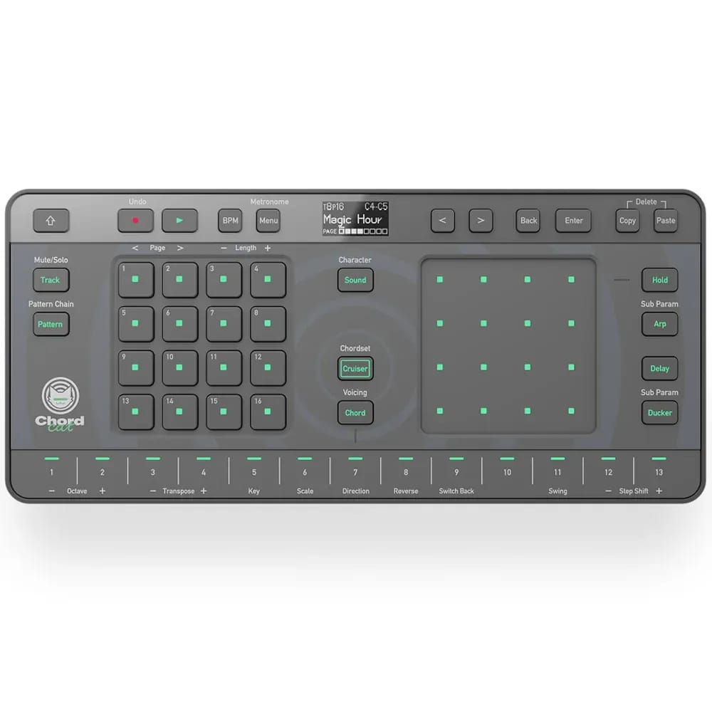 AlphaTheta CHORDCAT Groovebox de Acordes 8 Pistas Gris - Gris - Vista alternativa en LEMM DJ Store