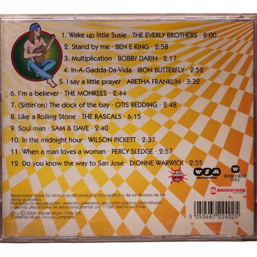 Años 60 – La Década Hippie: Generación Anglo (CD Compilado usado VG+)