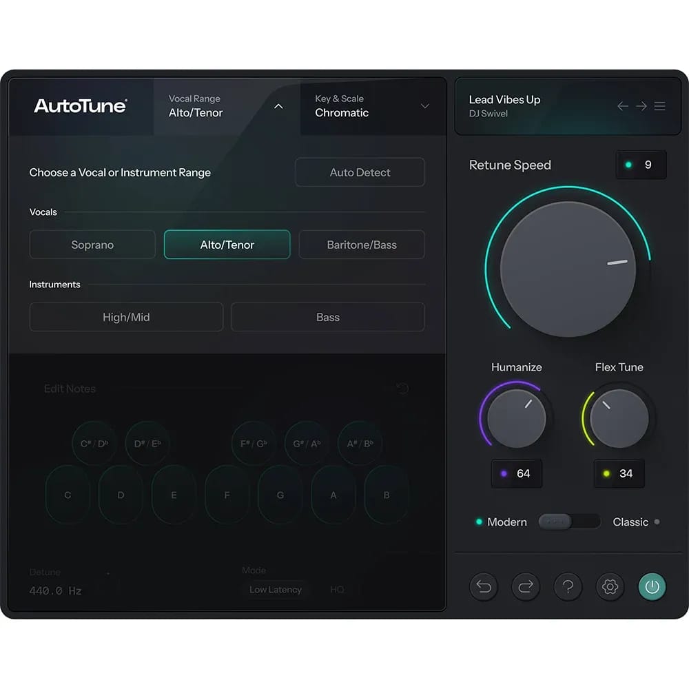 Antares AutoTune 2026 – Plug-in de Corrección de Pitch Vocal (Descarga Digital) - Variante - Vista alternativa en LEMM DJ Sto