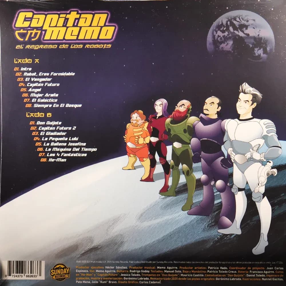 Capitán Memo - El Regreso de los Robots (Vinilo LP nuevo)