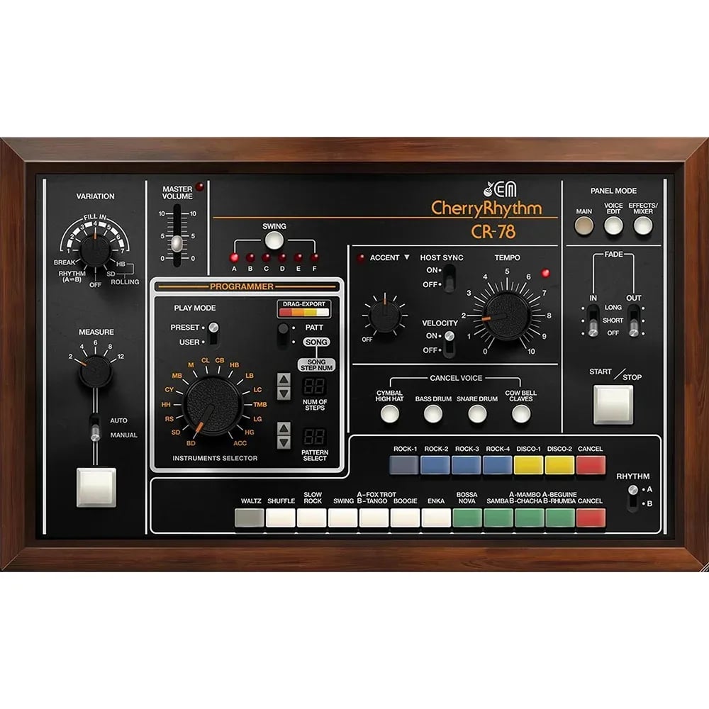 Cherry Audio CR-78 – Plug-in Batería Virtual Drum Machine (Descarga Digital) - Variante en LEMM DJ Store