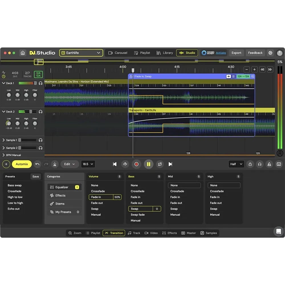 DJ.Studio Edición Studio – Software DJ para Mezcla y Creación de Sets (Descarga Digital) - Variante en LEMM DJ Store