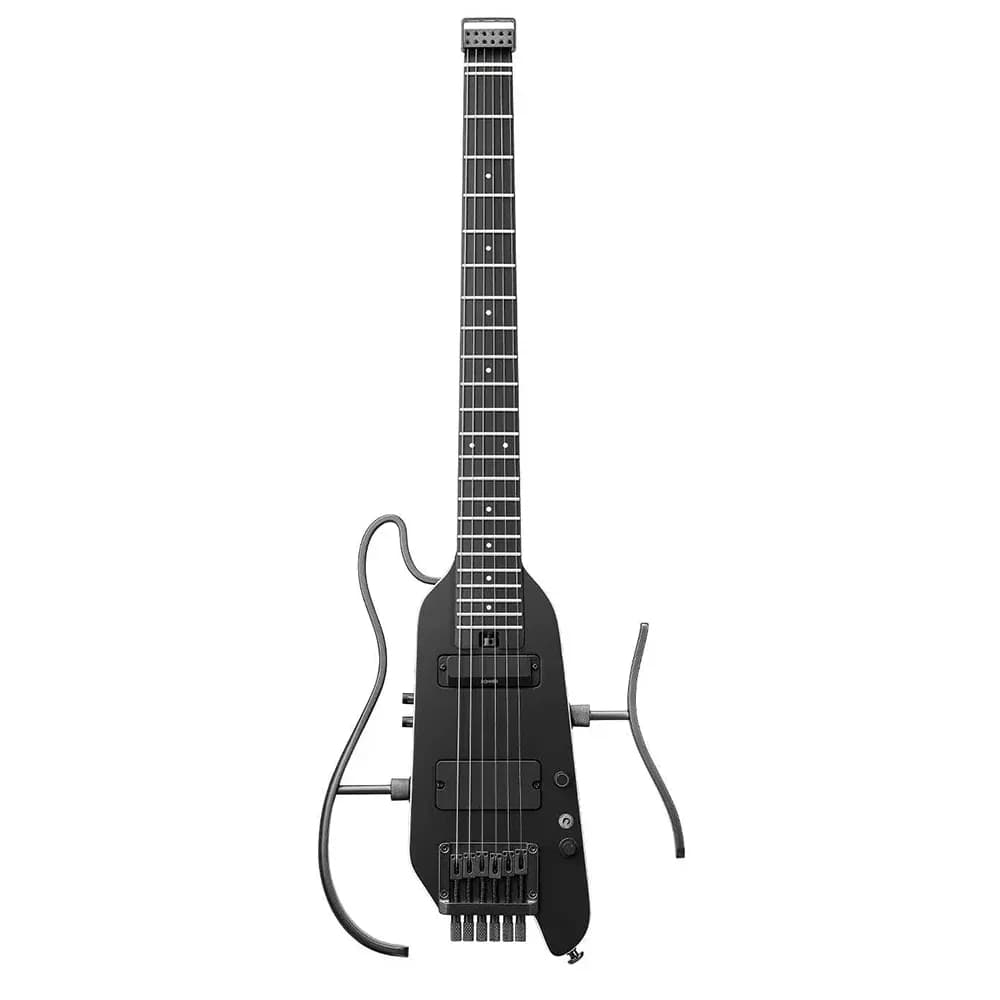Donner HUSH X PRO White-Luxe – Guitarra Eléctrica Portátil con Efectos