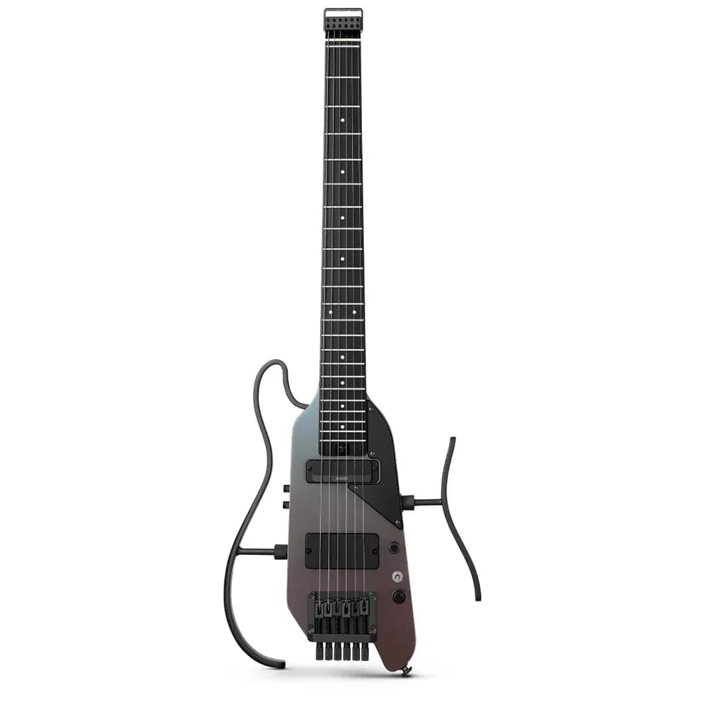 Donner HUSH X PRO White-Luxe – Guitarra Eléctrica Portátil con Efectos - White-Luxe - Vista alternativa en LEMM DJ Store