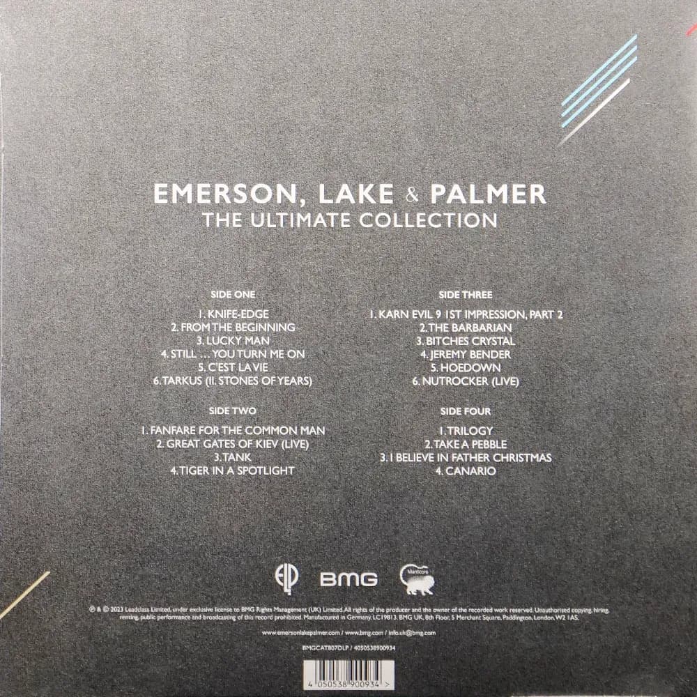 Emerson, Lake & Palmer - The Ultimate Collection (Vinilo Doble 2LP nuevo)