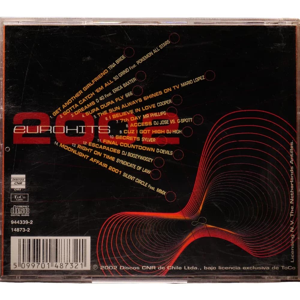 Eurohits 2002 (CD Compilados usado VG+)