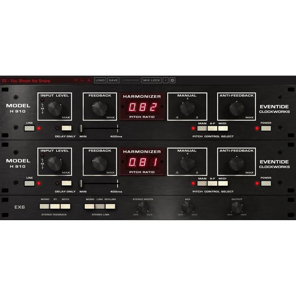 Eventide H910 Harmonizer – Plug-in de Pitch Shift, Modulación y Delay (Descarga Digital) - Variante en LEMM DJ Store
