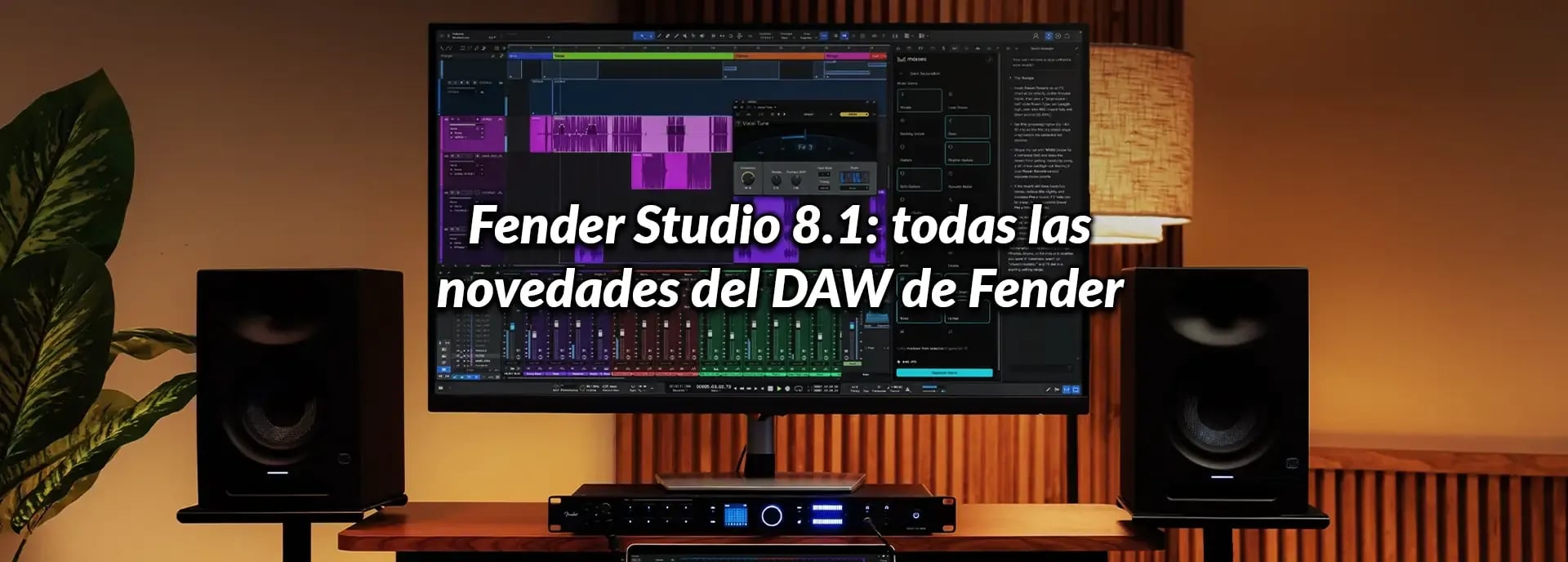 Fender Studio 8.1: todas las novedades del DAW de Fender