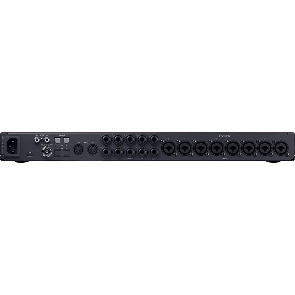 Focusrite Scarlett 18i20 4ta Generación — Interfaz de Audio USB-C 18 Entradas / 20 Salidas