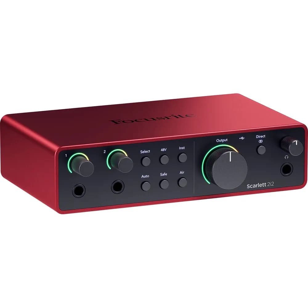 Focusrite Scarlett 2i2 Studio 4th Gen – Pack Home Studio Completo