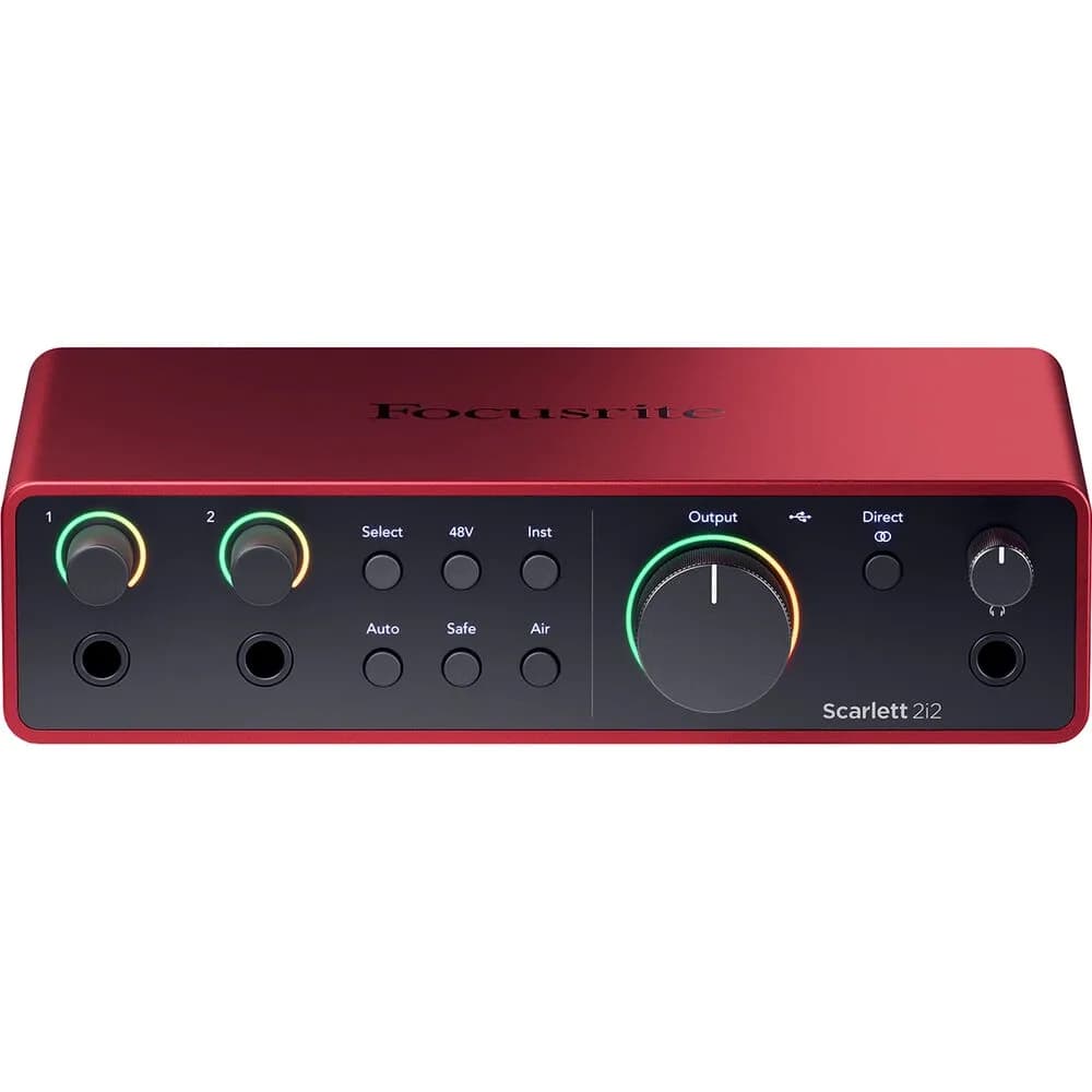 Focusrite Scarlett 2i2 Studio 4th Gen – Pack Home Studio Completo