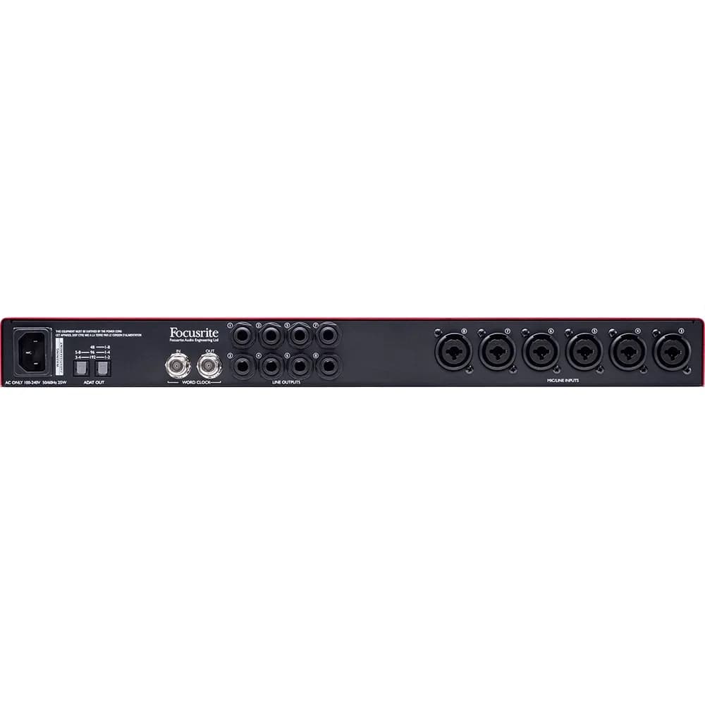 Focusrite Scarlett OctoPre — Preamplificador de 8 Micrófonos
