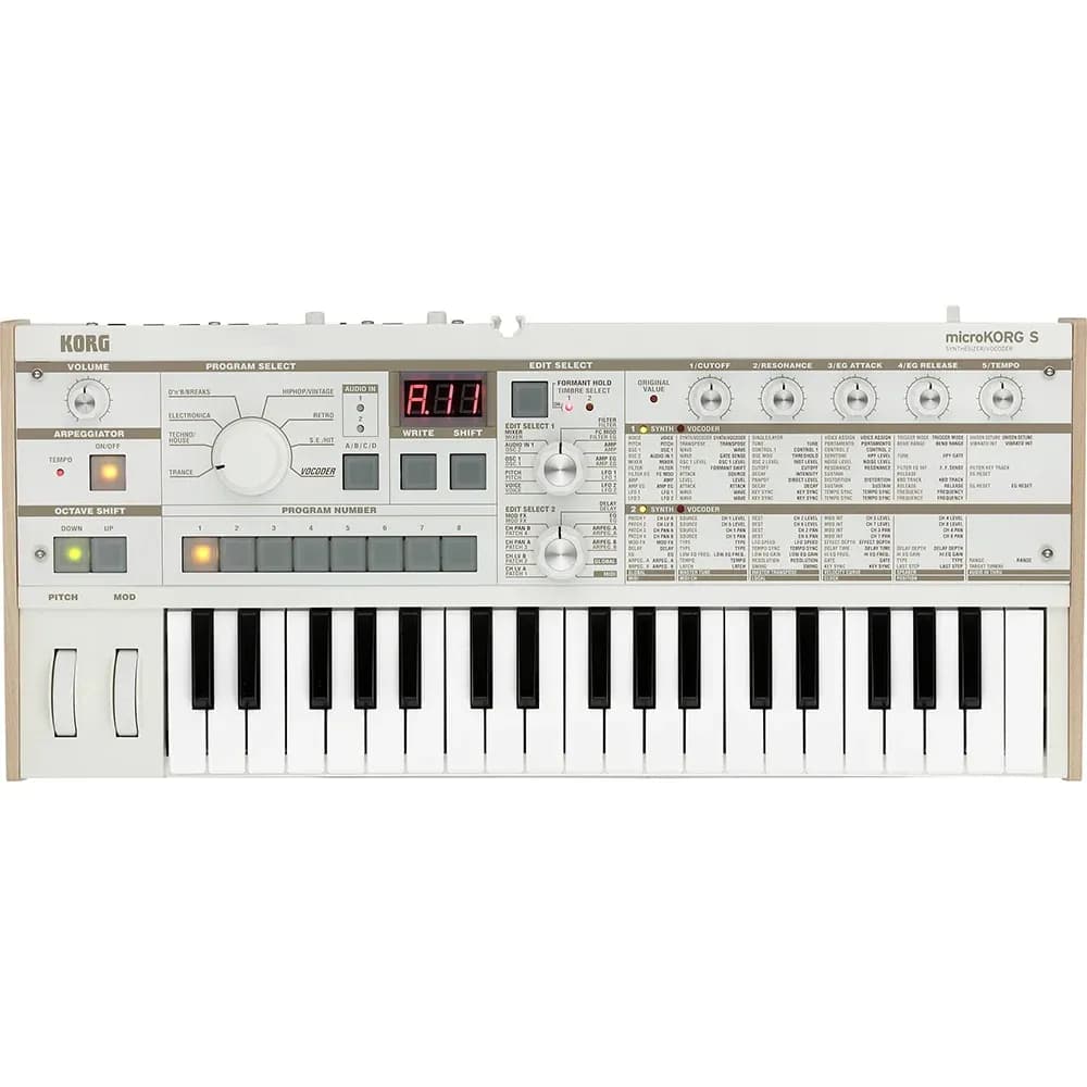 Korg microKORG S – Sintetizador/Vocoder con Altavoces Incorporados