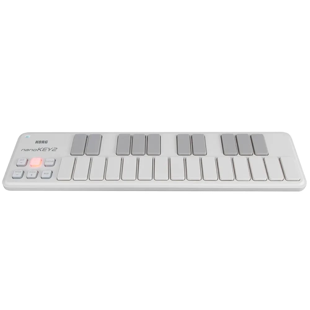Korg nanoKEY2 – Teclado Controlador MIDI USB 25 Teclas - Blanco - Vista alternativa en LEMM DJ Store