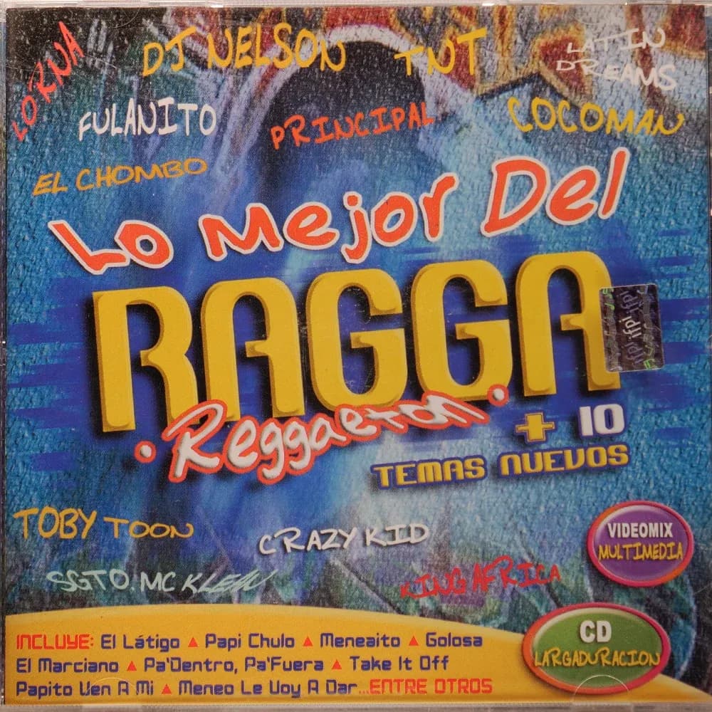 Lo Mejor del Ragga Reggaetón + 10 Temas Nuevos (CD Compilado usado VG+)