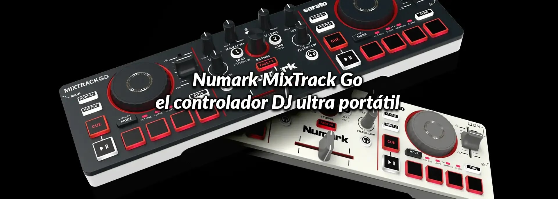 Numark MixTrack Go: el controlador DJ ultra portátil