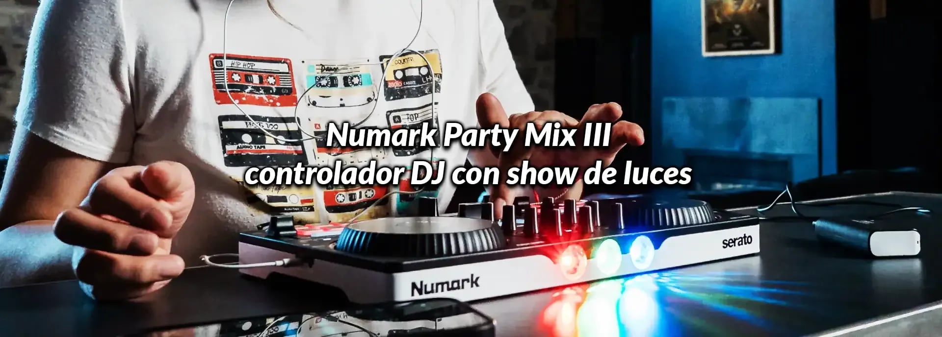 Numark Party Mix III: controlador DJ con show de luces