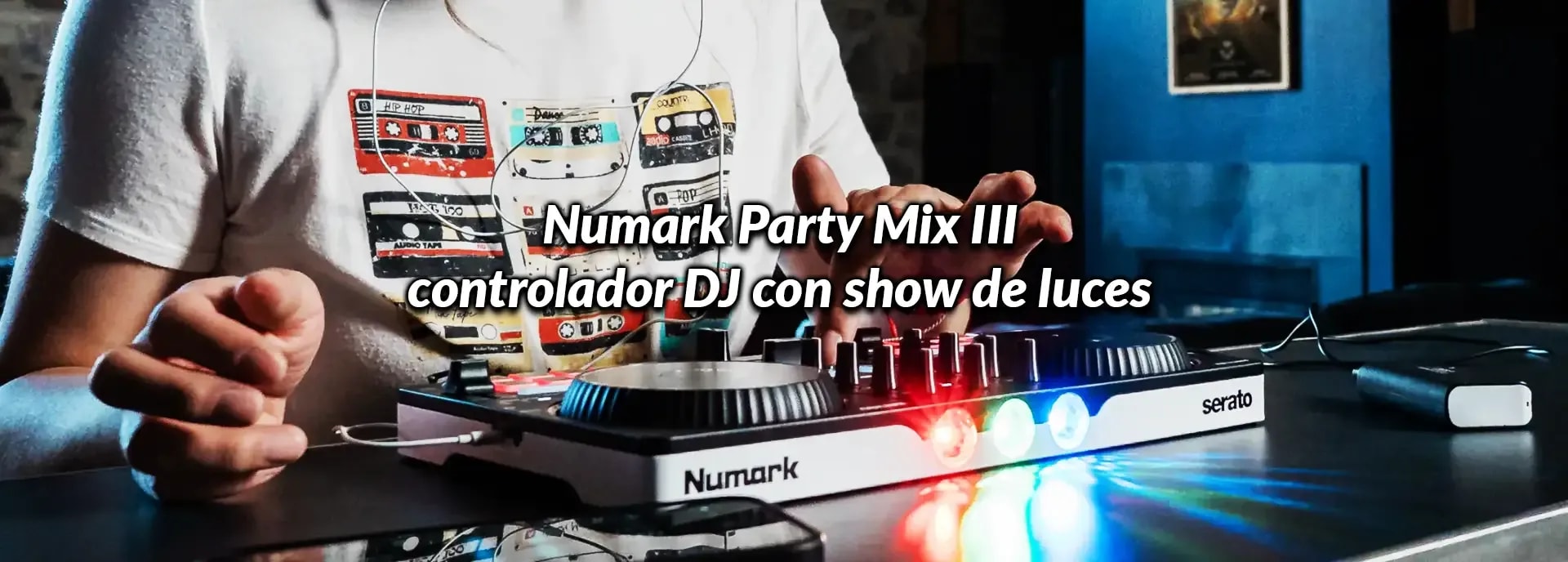Numark Party Mix III: controlador DJ con show de luces
