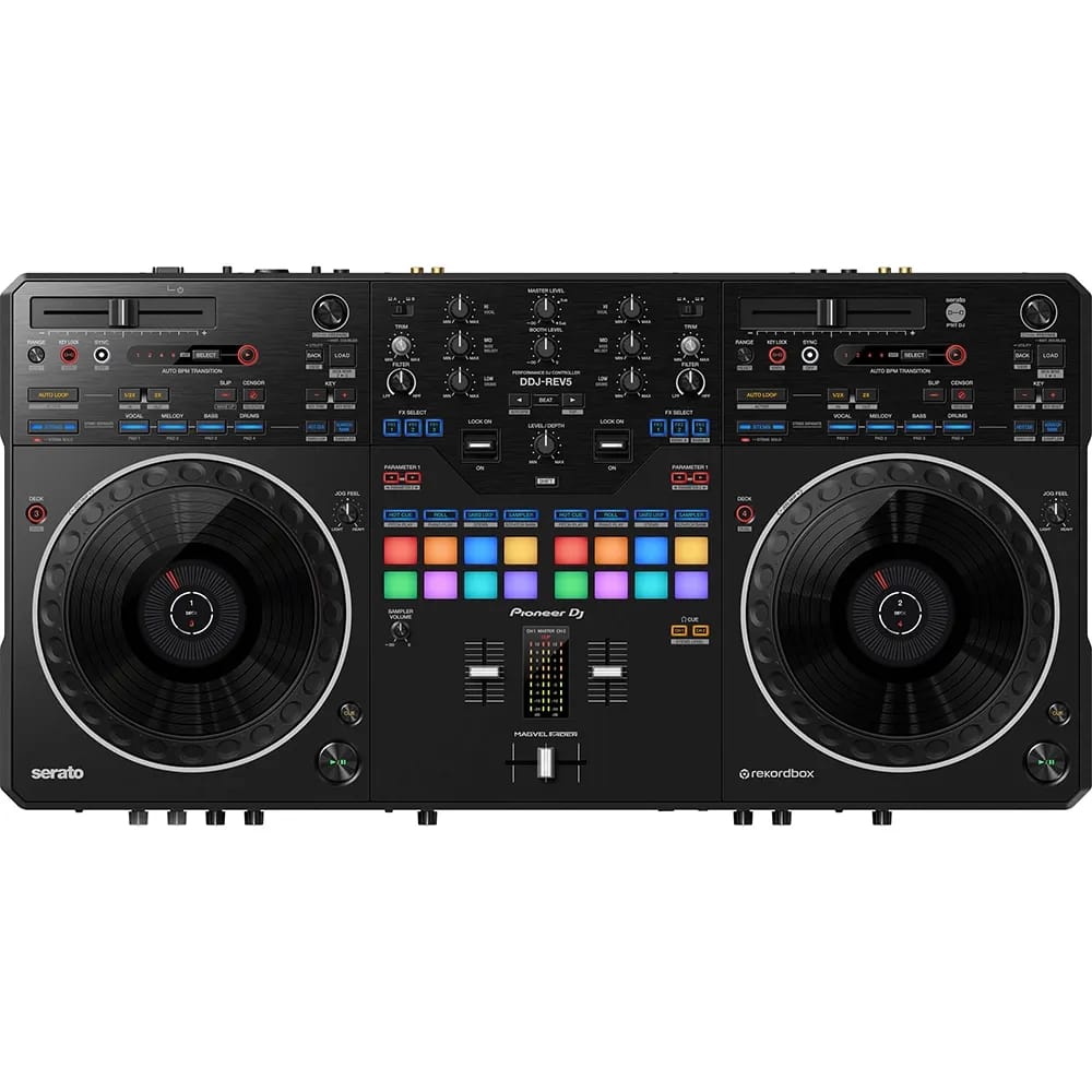 Pioneer DJ DDJ-REV5 – Controlador DJ 2 Canales Estilo Scratch - Variante - Vista alternativa en LEMM DJ Store