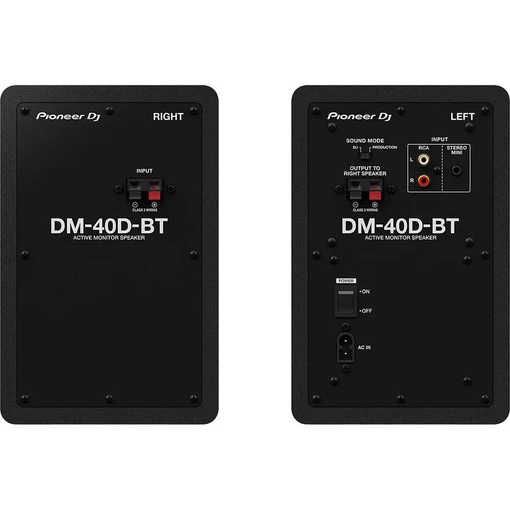 Pioneer DJ DM-40D BT – Monitores de Estudio Activos 4" con Bluetooth