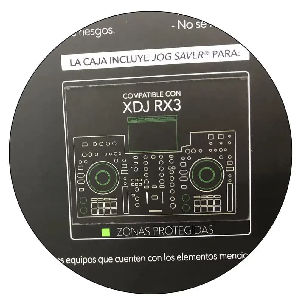 Protectores DEP – Jog Saver XDJ-RX3 Lámina Protectora Nano-Cristal