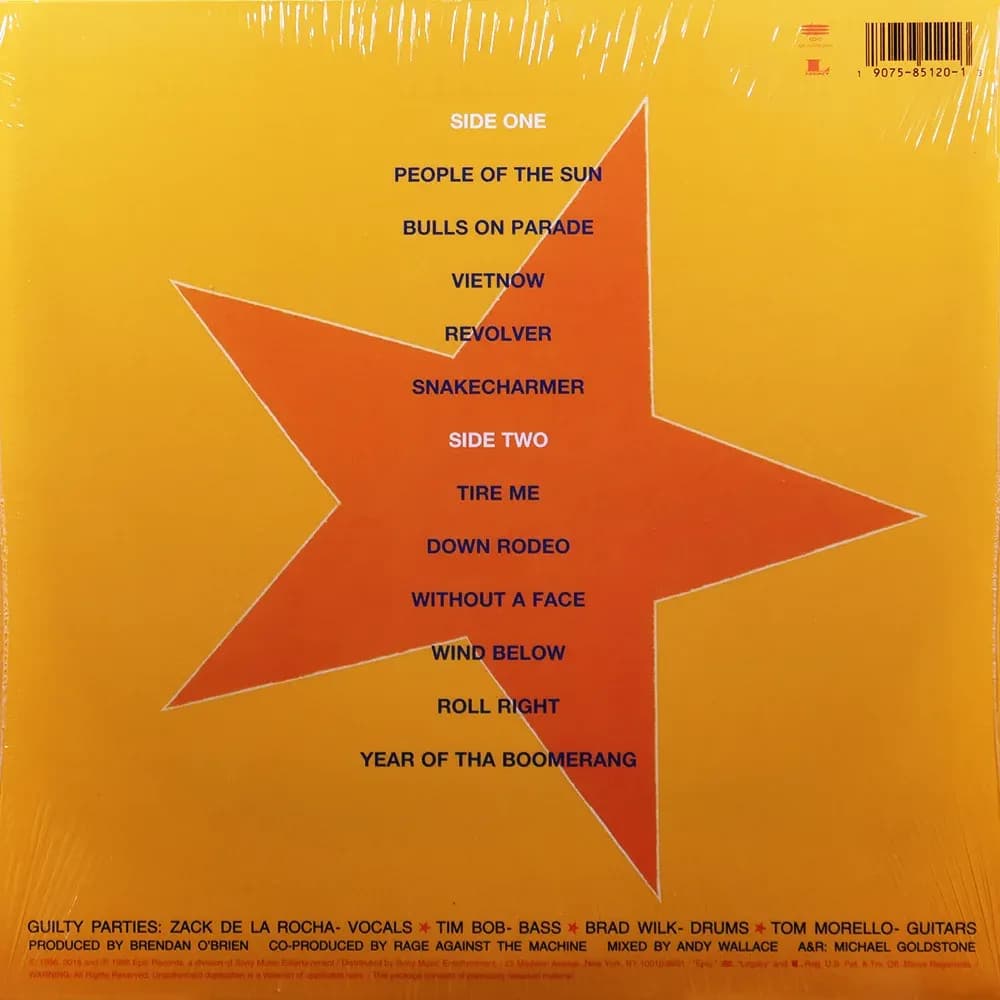 Rage Against the Machine - Evil Empire (Vinilo LP nuevo)