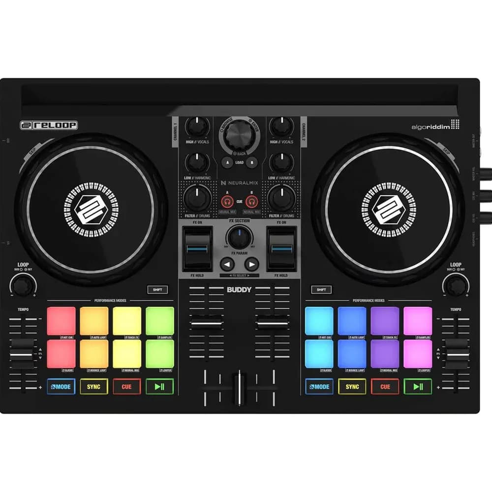 Reloop Buddy – Controlador DJ 2 Canales para djay