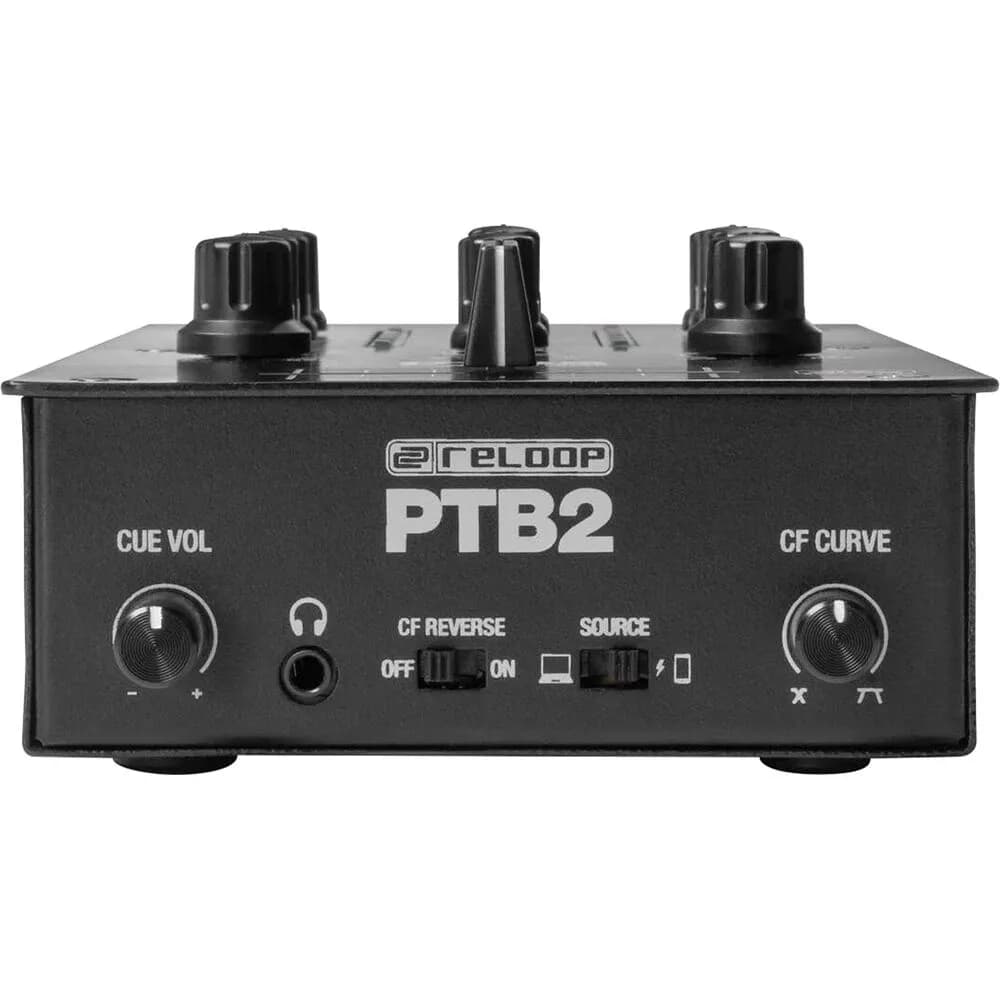 Reloop PTB-2 – Mixer DJ Portátil 2+1 Canales con DVS y Bluetooth