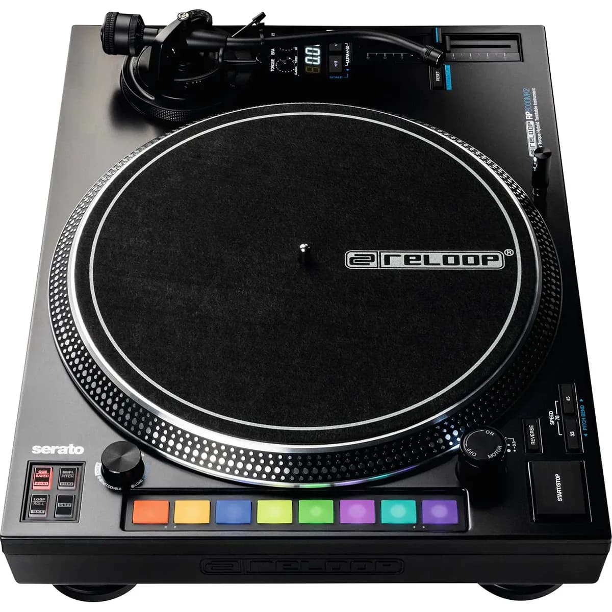 Reloop RP-8000 MK2 – Tornamesa DJ Híbrida con Pads RGB y Control DVS