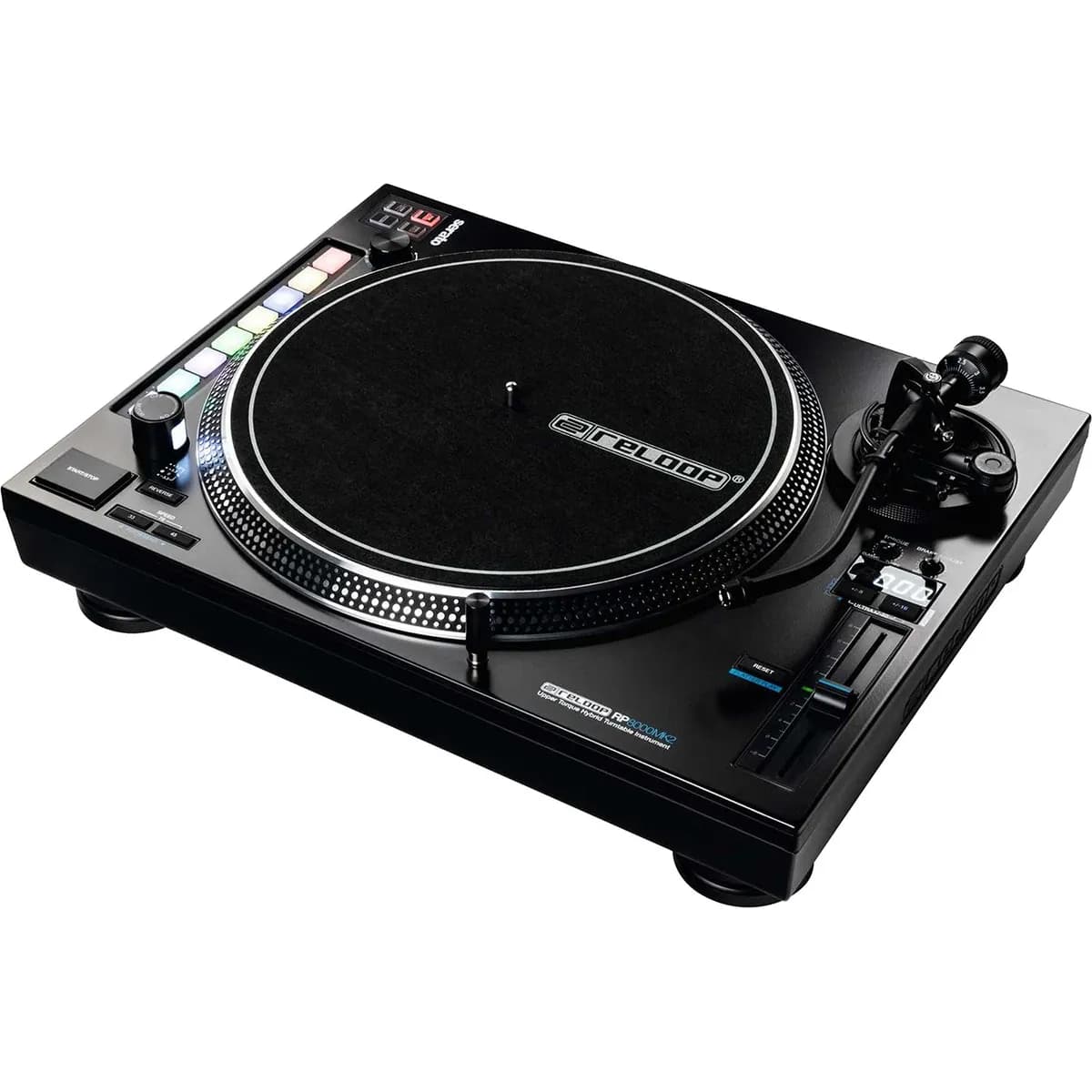 Reloop RP-8000 MK2 – Tornamesa DJ Híbrida con Pads RGB y Control DVS