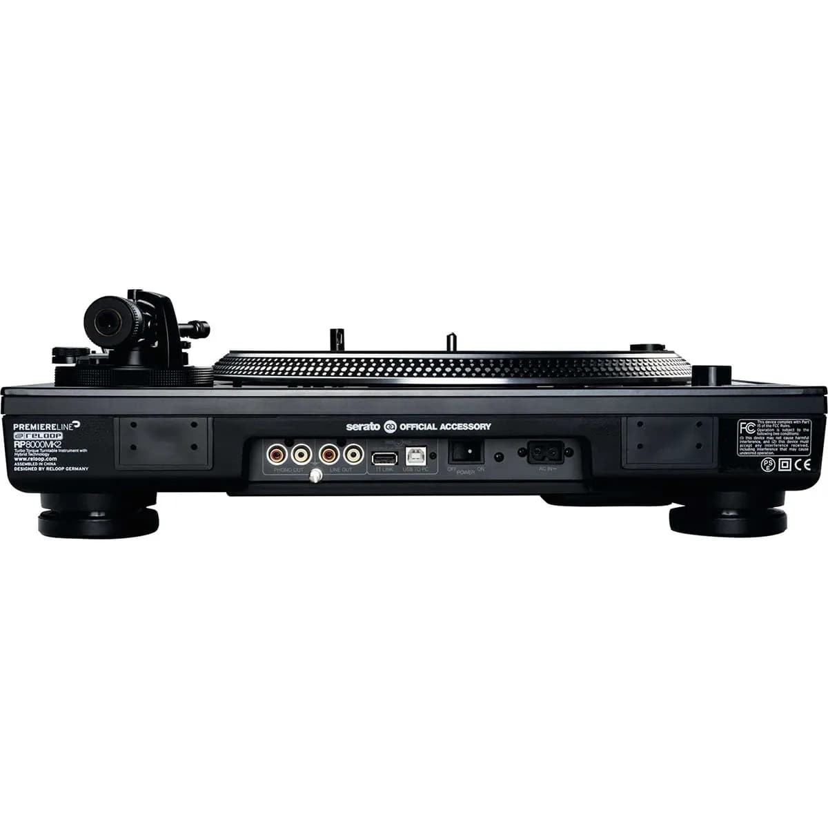 Reloop RP-8000 MK2 – Tornamesa DJ Híbrida con Pads RGB y Control DVS