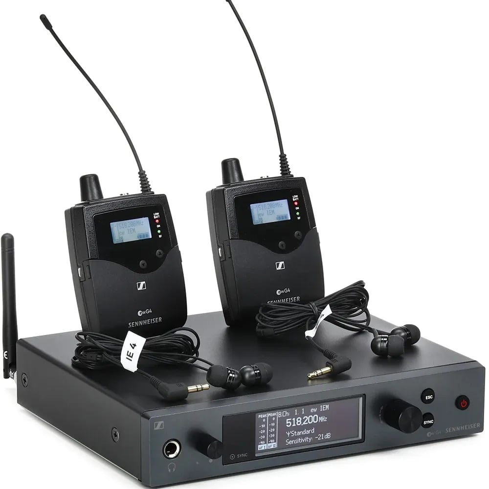 Sennheiser EW IEM G4 Twin B – Sistema Inalámbrico In-Ear Doble - Variante en LEMM DJ Store