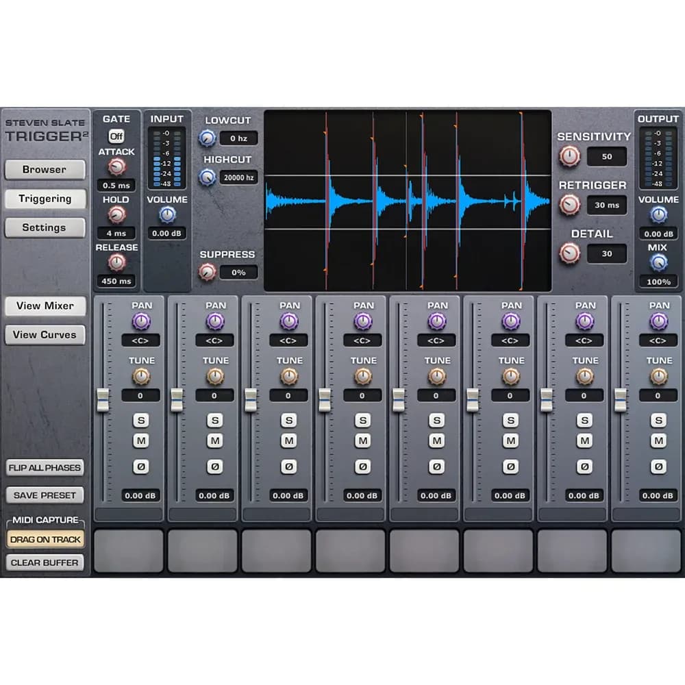 Steven Slate Audio Trigger 2 Platinum – Plug-in de Reemplazo de Batería (Descarga Digital)