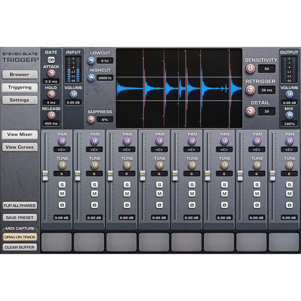 Steven Slate Audio Trigger 2 Platinum – Plug-in de Reemplazo de Batería (Descarga Digital) - Variante en LEMM DJ Store