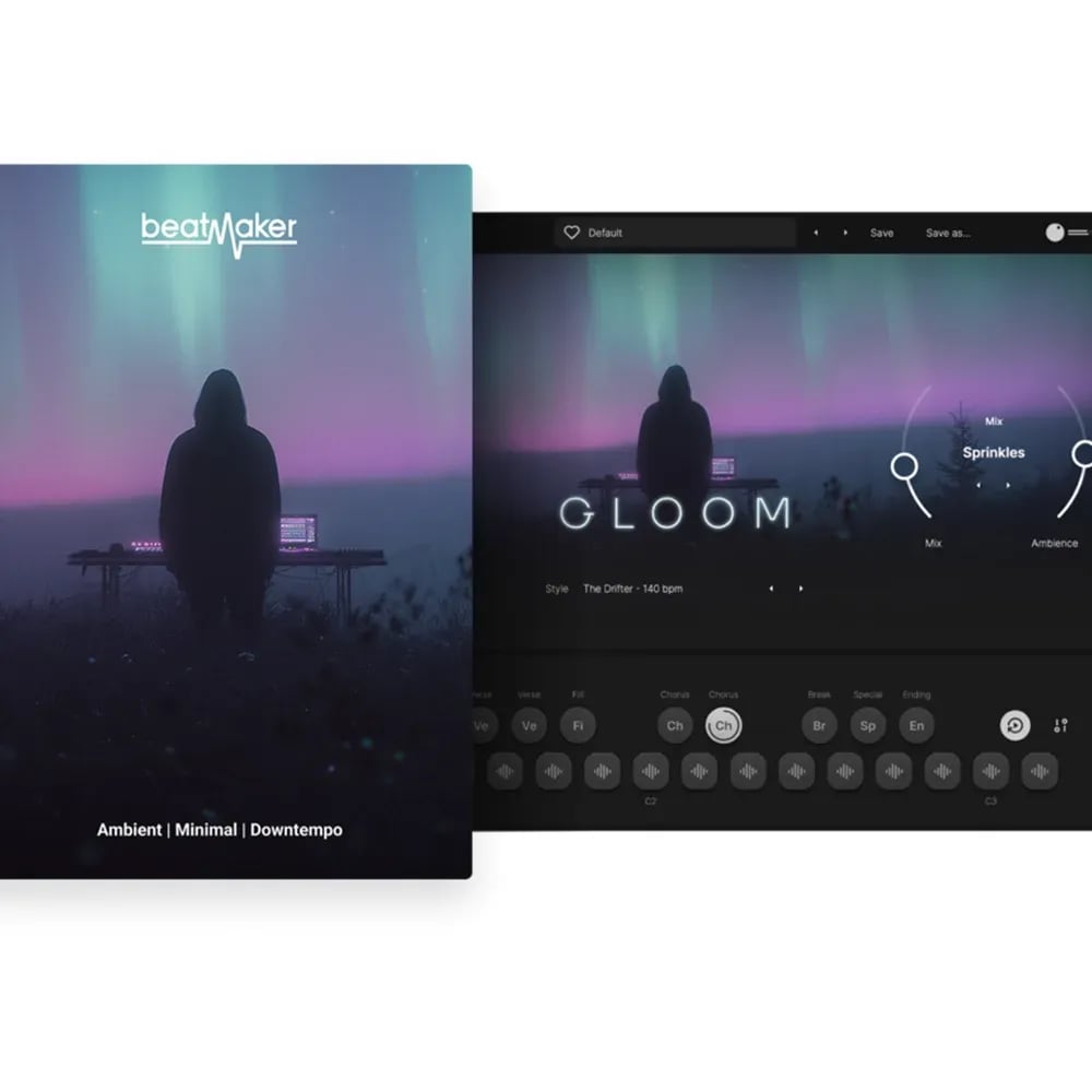 UJAM Beatmaker GLOOM – Plugin Virtual de Batería Ambient y Minimal (Descarga Digital) - Variante en LEMM DJ Store