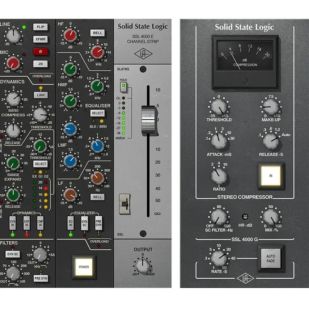 Universal Audio SSL 4000 Series Bundle – Plug-in de Canal y Compresor de Bus (Descarga Digital) - Variante en LEMM DJ Store