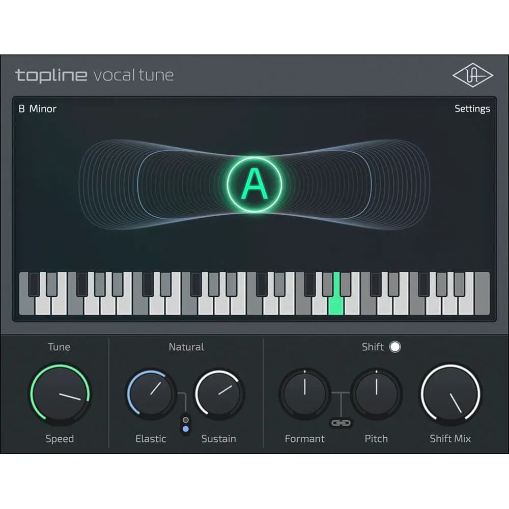 Universal Audio Topline Vocal Tune – Plug-In de Afinación Vocal (Descarga Digital)