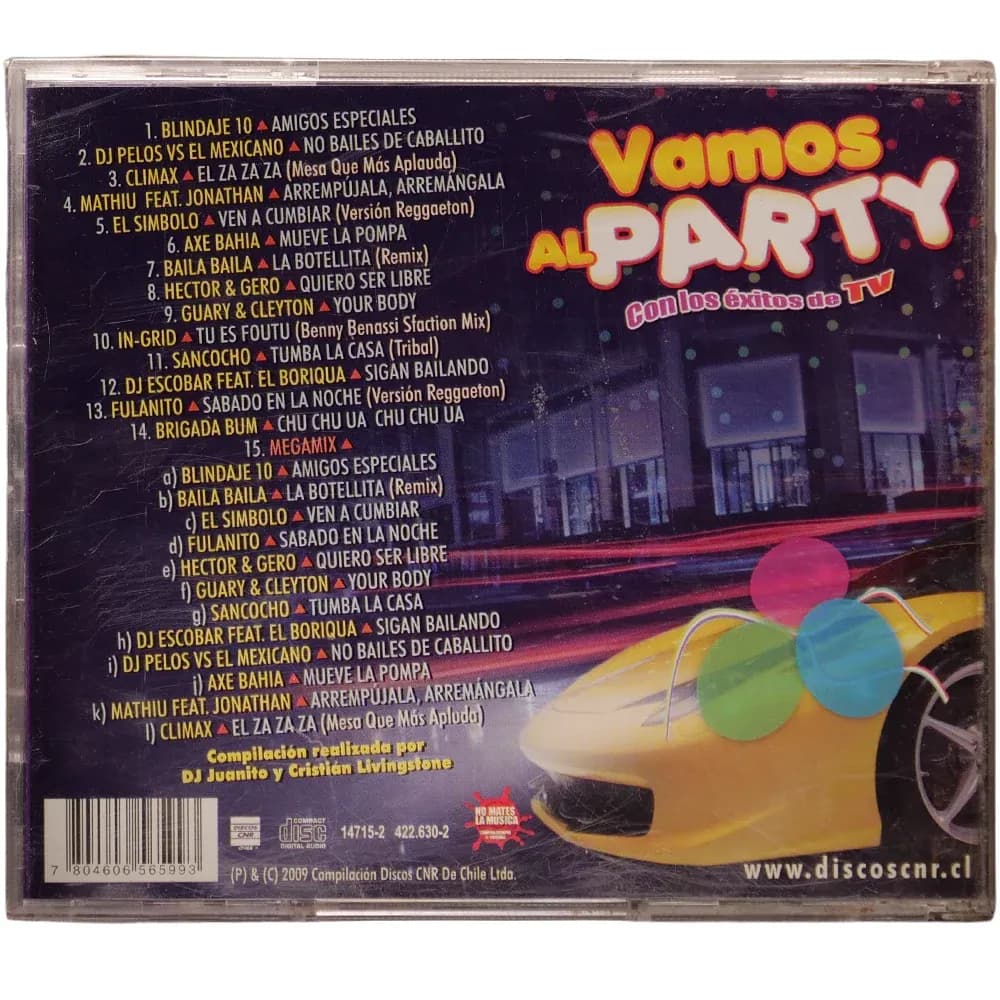 Vamos al Party – Con los Éxitos de TV (CD Compilado usado VG+)