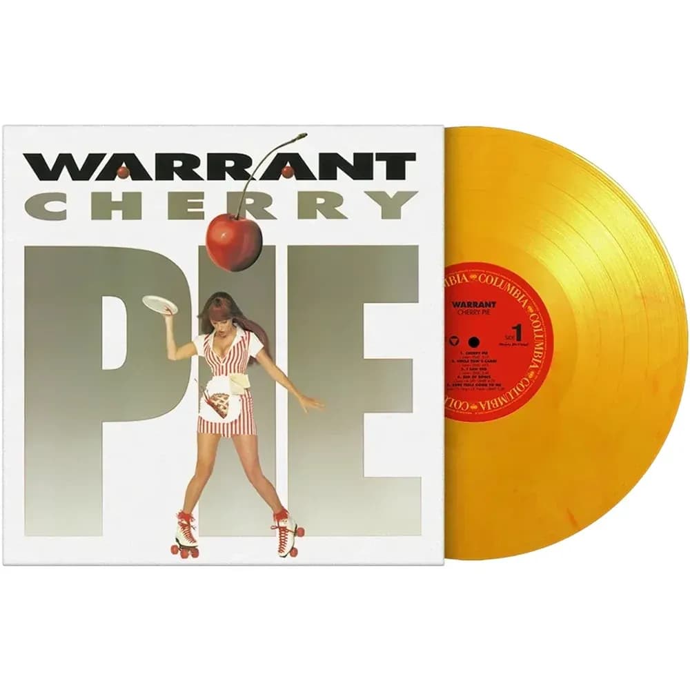 Warrant - Cherry Pie (Vinilo LP Color Amarillo Marmolado nuevo)