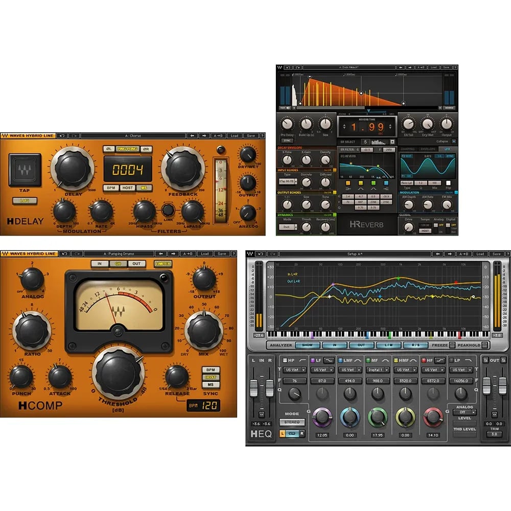 Waves H-Series Bundle – Pack de Plug-ins de Procesamiento Dinámico (Descarga Digital) - Variante en LEMM DJ Store